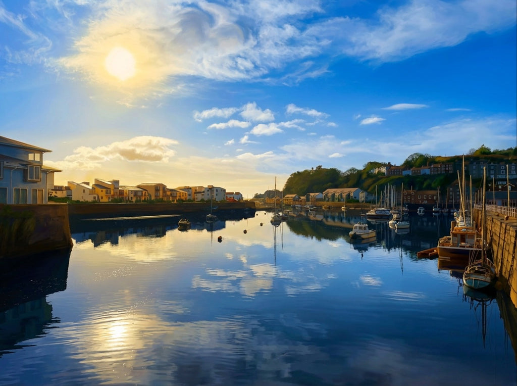 Harbwr Porthmadog Harbour Greetings card