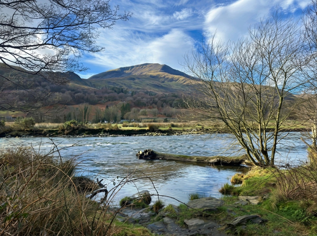 Moel Hebog taken from the Aberglaslyn pass. Beddgelert.