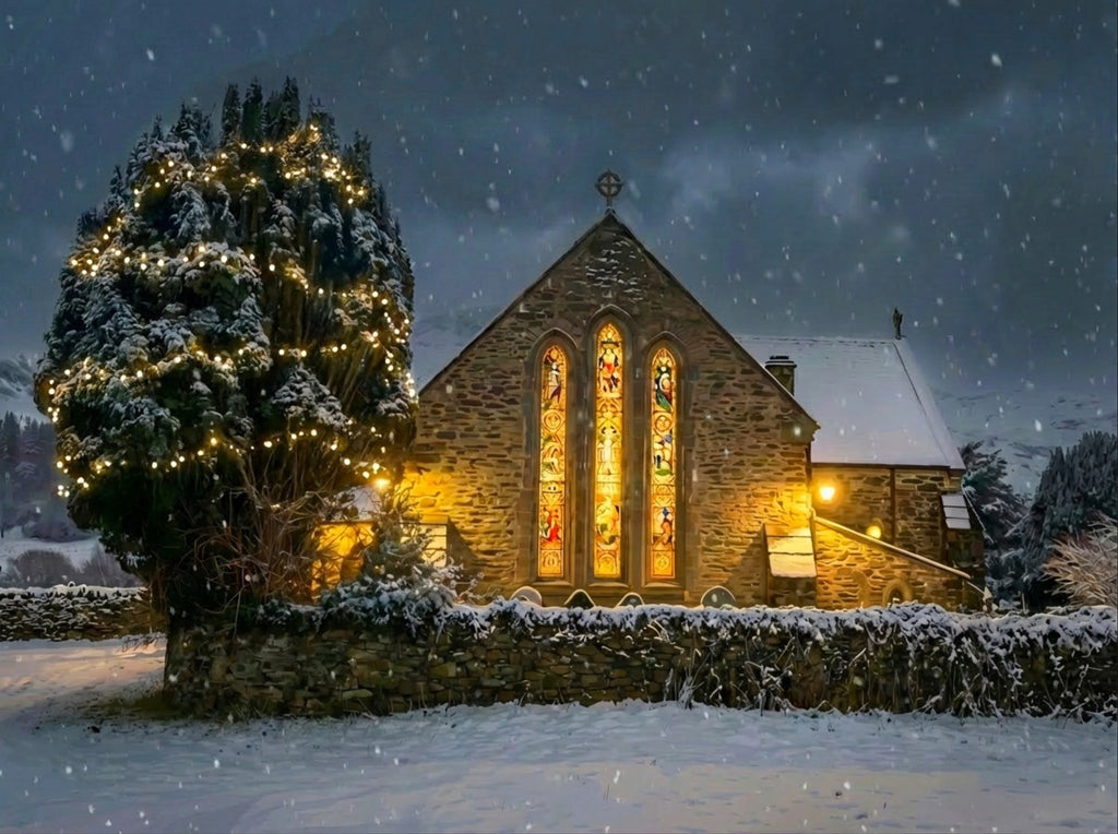 Church of St Mary, Beddgelert Christmas card