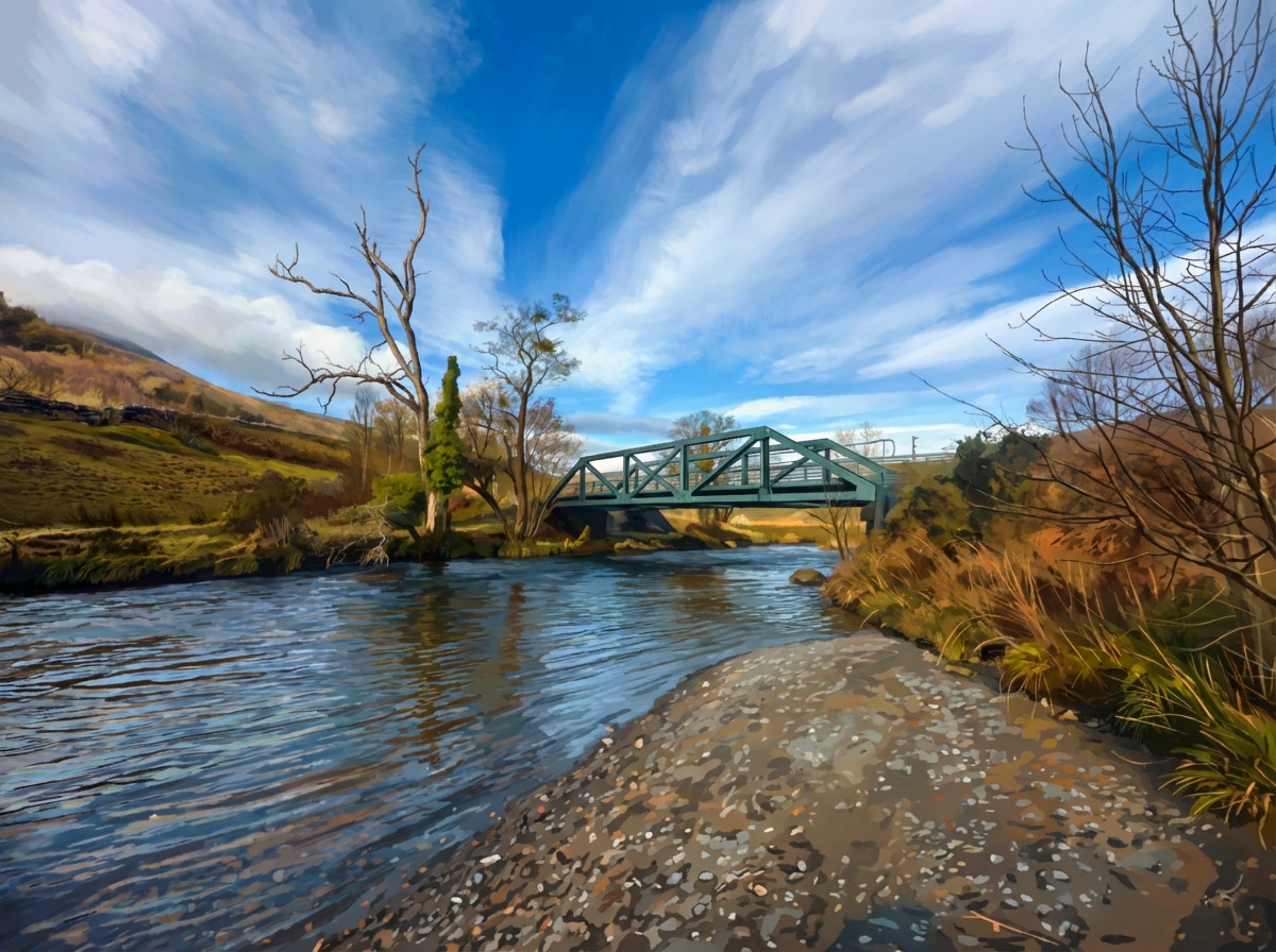 Afon Glaslyn, Aberglaslyn Pass, Beddgelert