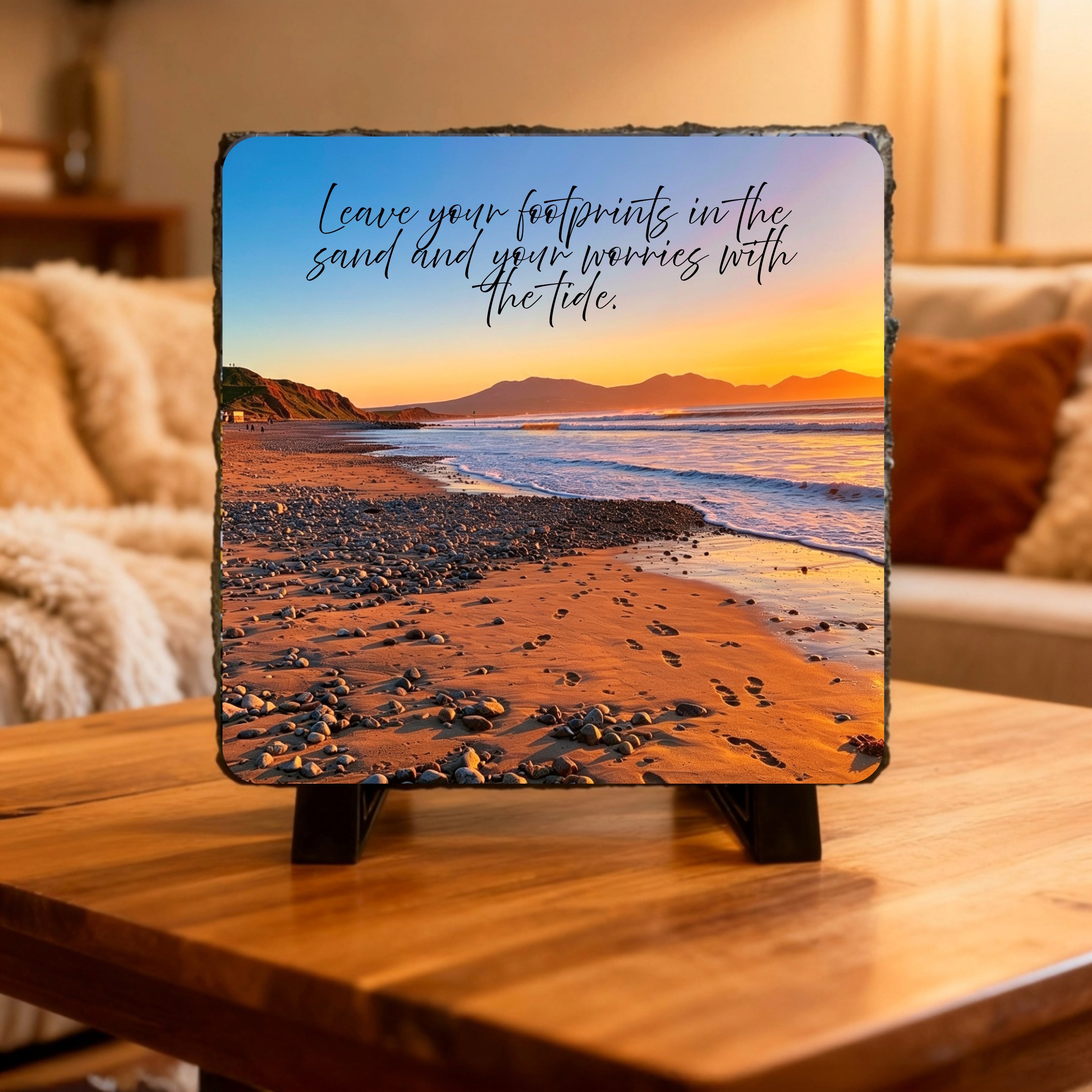 NEW! Mountain and Sea slates with quotes.