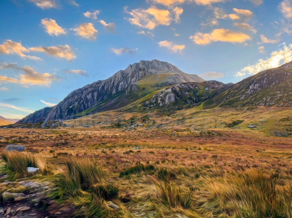 Tryfan greetings card