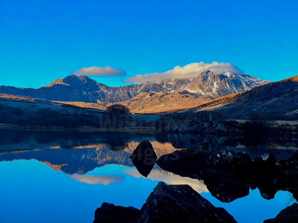 Yr Wyddfa/Snowdon from Llynnau Mymbyr.