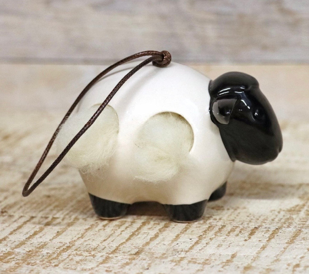 Woolie the sheep nesting wool holder - FREE SHIPPING