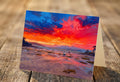 Borth-y-Gest greetings card. 7”x5” printed on FSC mix card. Blank inside. Inspired by Eryri.
