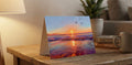 Dinas Dinlle greetings card, Eryri inspired designs. 7”x5” card printed on FSC mix card.