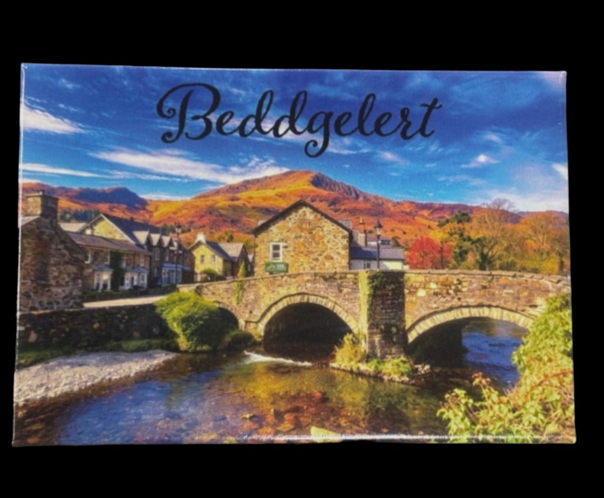 Beddgelert fridge magnet 80mm x 60mm