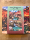 Watkin Pool ceramic coaster set of 2