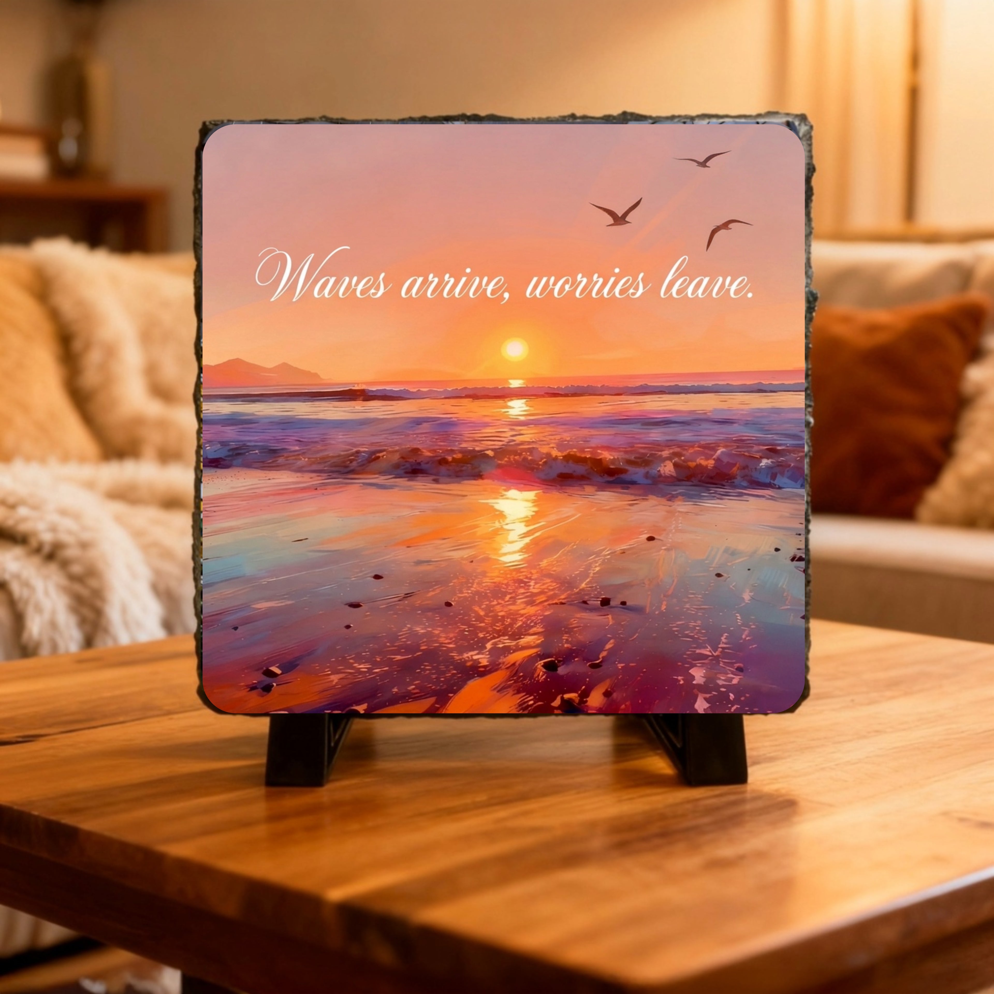 NEW! Mountain and Sea slates with quotes.