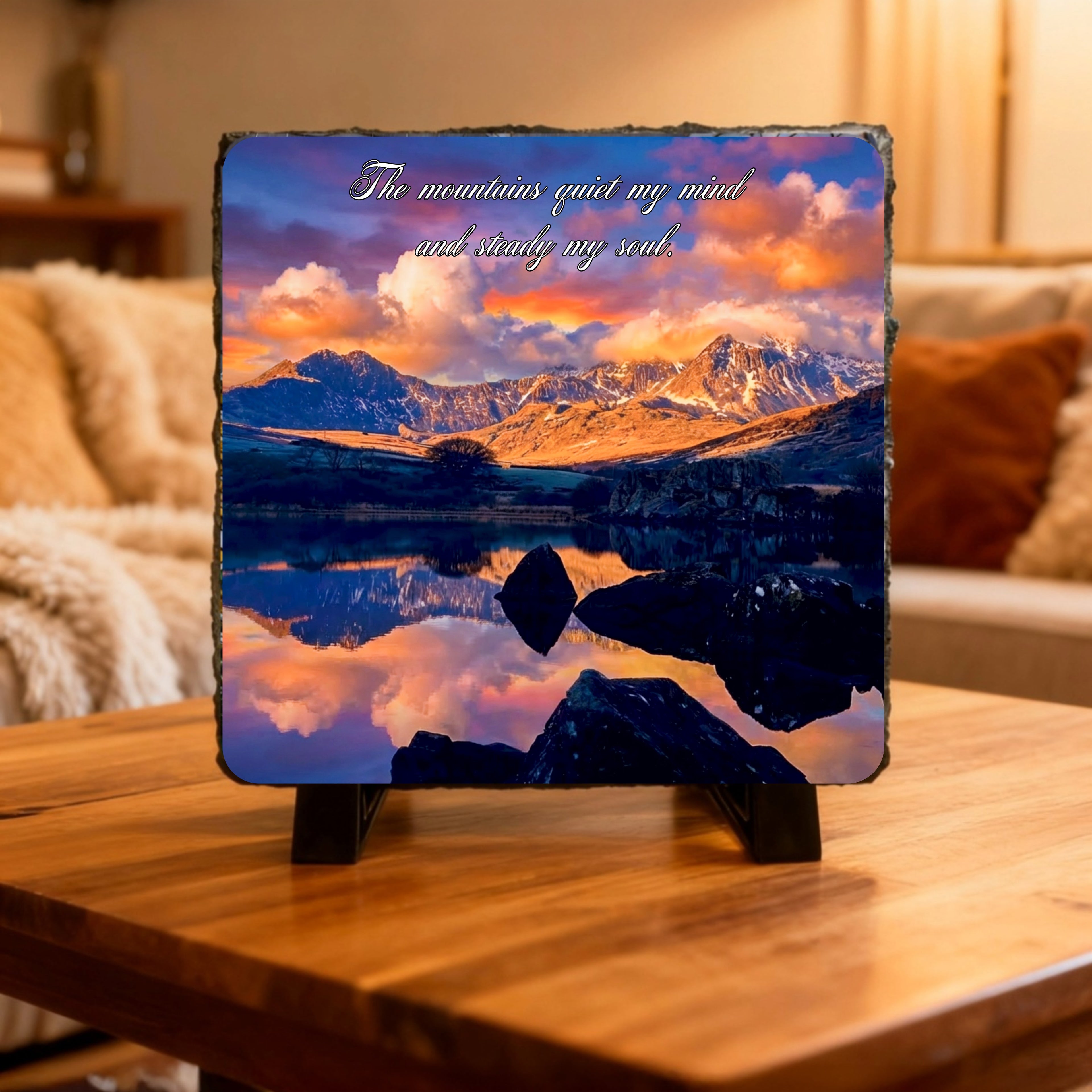 NEW! Mountain and Sea slates with quotes.