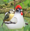 Cluckie Hanging Ceramic Hen With Nesting Wool - FREE SHIPPING