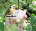 Curlie Hanging Ceramic Pig With Nesting Wool - FREE SHIPPING