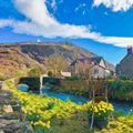 Beddgelert greetings card 150mm x 150mm