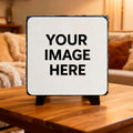 Personalised 15 cm x 15cm photo slate - printed with your design- FREE SHIPPING