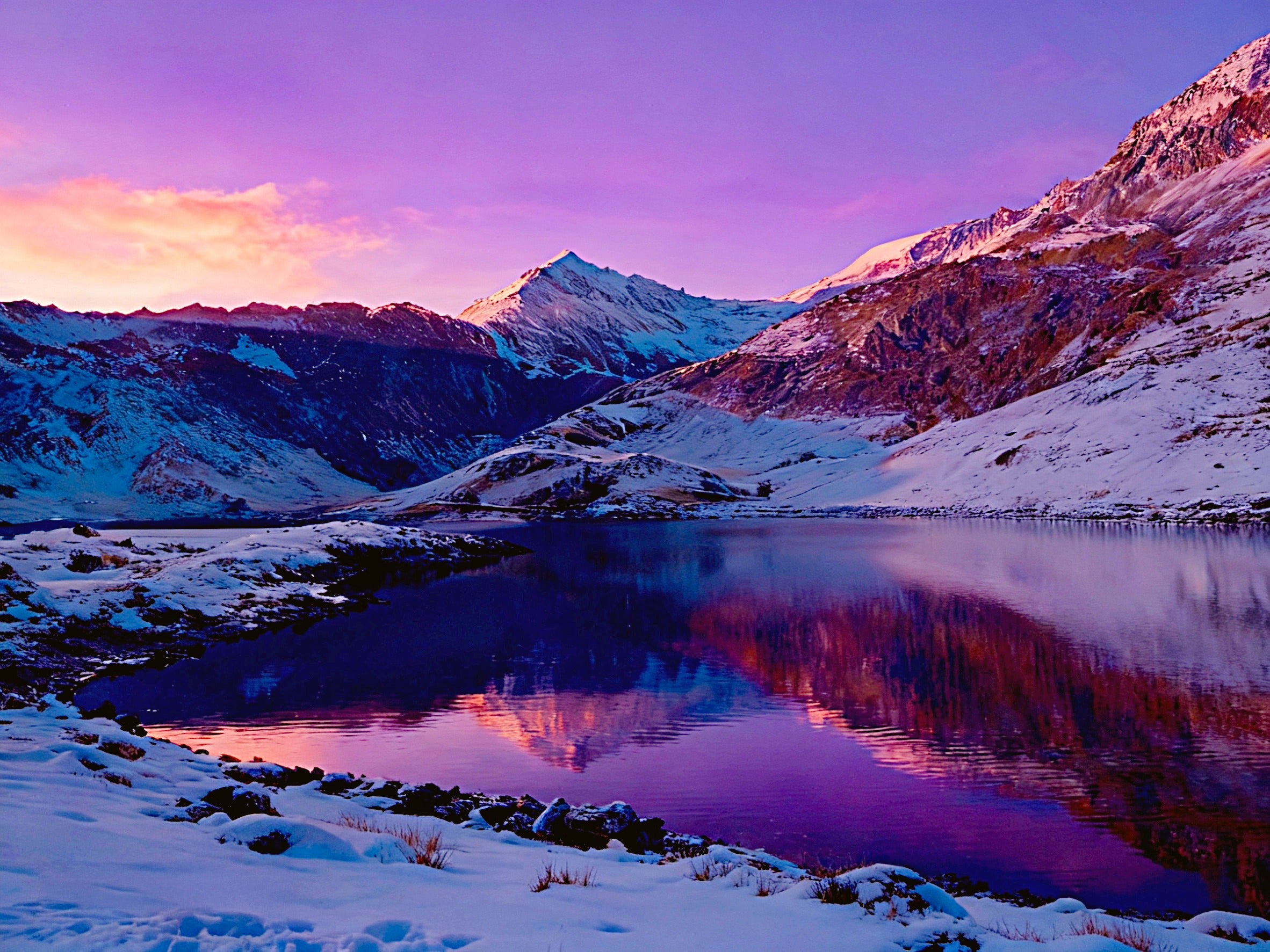 Yr Wyddfa/Snowdon from the Miner’s Track. Greetings card